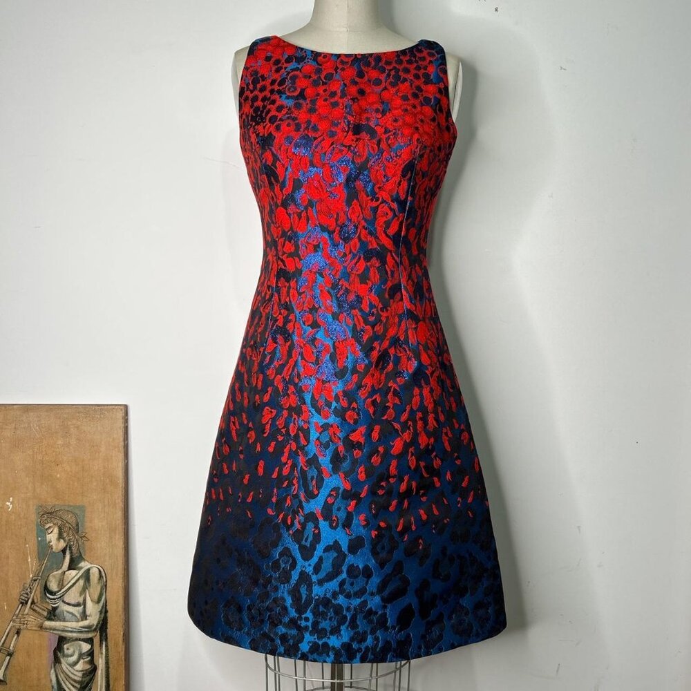 Twilley Atelier Sparkly Leopard Print Dress